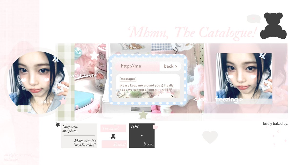 LiLiBUNNO's tweet image. 🎼 ring-a-ring! hello, li’l aegi ૮ ․ ․ ྀིა
( help repost, #zonauang layout tysm! )

heio, am back with new li’l aegi :3 would you mind take a look at my baby right here, teman-teman. meet: freezo &amp;amp; shiroma. :9 please love her as much as i am. scroll &amp;amp; alt for more, xo.