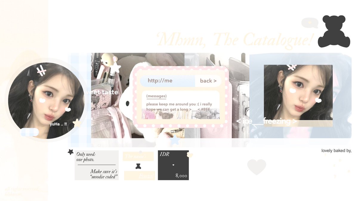 LiLiBUNNO's tweet image. 🎼 ring-a-ring! hello, li’l aegi ૮ ․ ․ ྀིა
( help repost, #zonauang layout tysm! )

heio, am back with new li’l aegi :3 would you mind take a look at my baby right here, teman-teman. meet: freezo &amp;amp; shiroma. :9 please love her as much as i am. scroll &amp;amp; alt for more, xo.