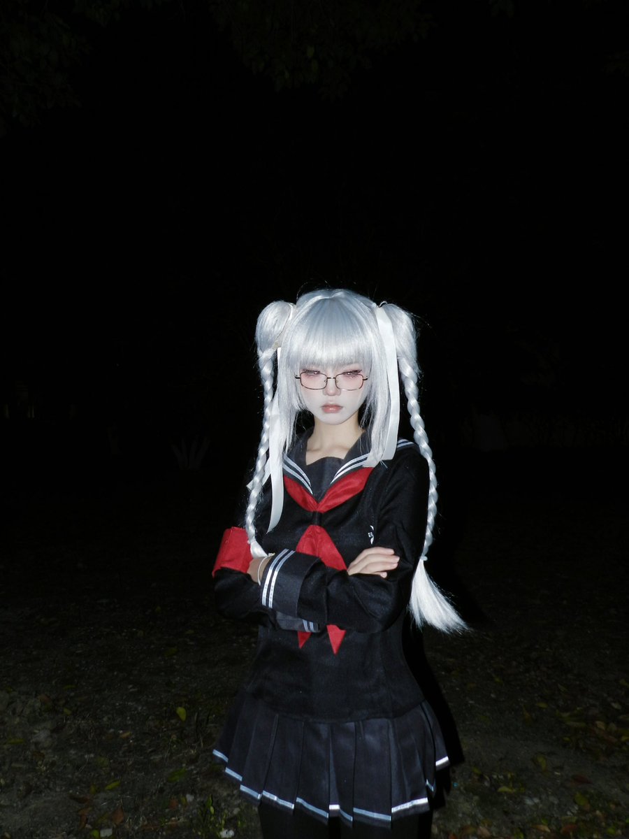 cockroach774's tweet photo. pekoyama peko
#cosplay #danganronpa 
我真的很喜欢佩子☺️❤️所以cos了一下下
虽然我觉得不会有人看但还是想请求别攻击我的长相..我已经尽力了..骂我的话我会上吊。 https://t.co/Zq7e8IpLLS
