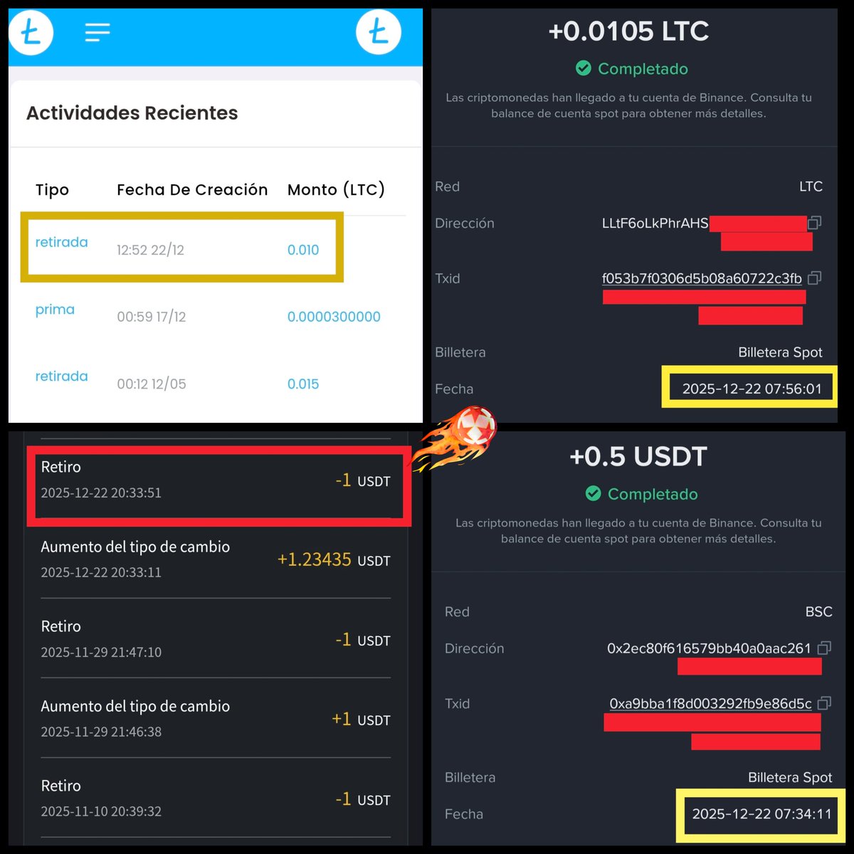 2️⃣USDT-BEP20 🟩
3️⃣RETIRO ÉXITOSO
#️⃣ 20,000 puntos equivalen a $1 dólar
💥Retiro mínimo 1$
💥Comisión: 0.50 USDT 
t.me/POLYGON10_bot?…
#Colombia #criptomoneda #criptomonedas #usdt #BSC #bep20 #FelizMartesATodos