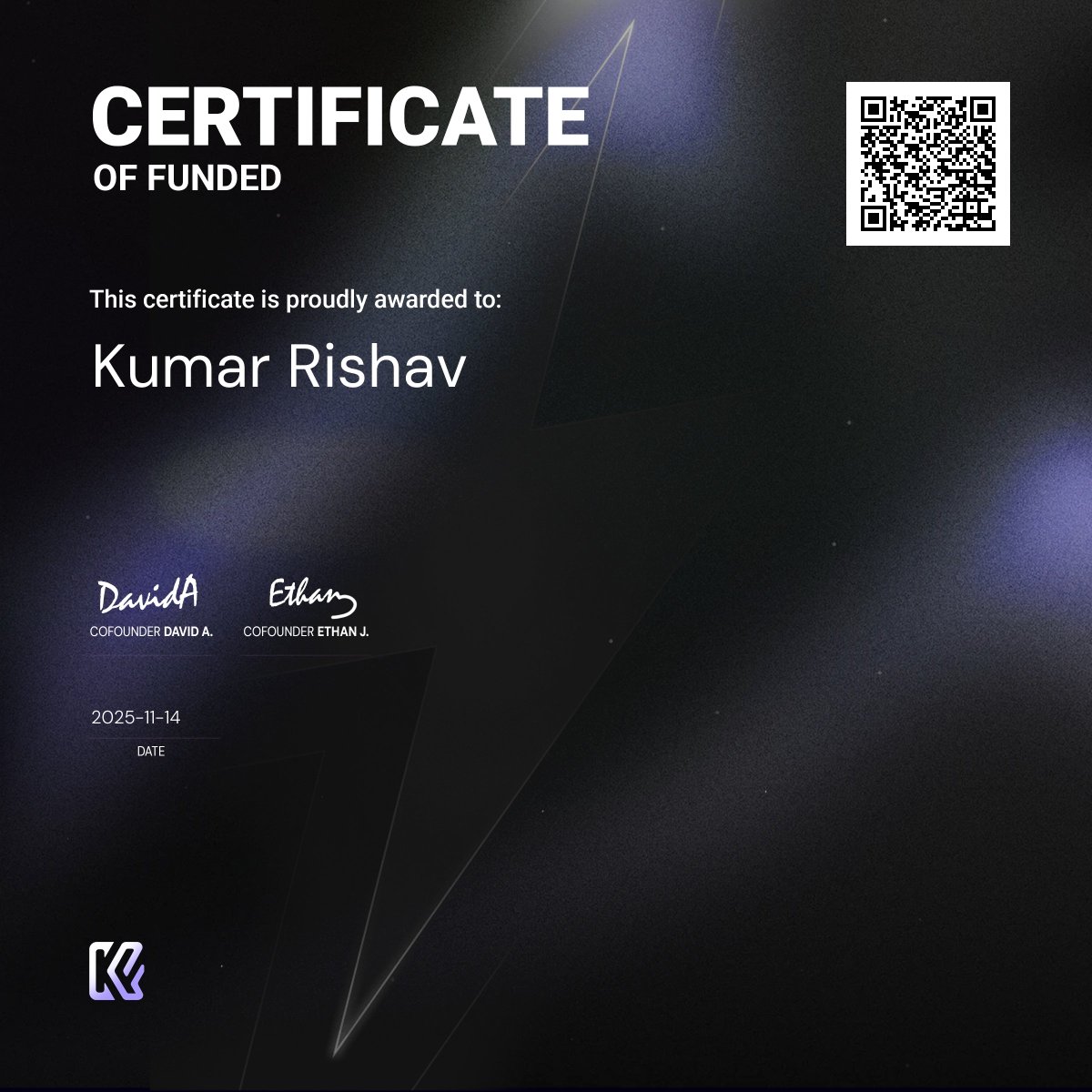 TradingMamba7's tweet photo. This is a bit late.  Thank you, master @I_Am_The_ICT. 
Passed my first funded account on @KleinFunding of 50k USD. 
Planning to go above and beyond with another 200k USD account.
Thanks a lot, Michael. Christmas came early.
Happy New Year and Merry Christmas :)
Love from India :) https://t.co/GAqWPNT9NV