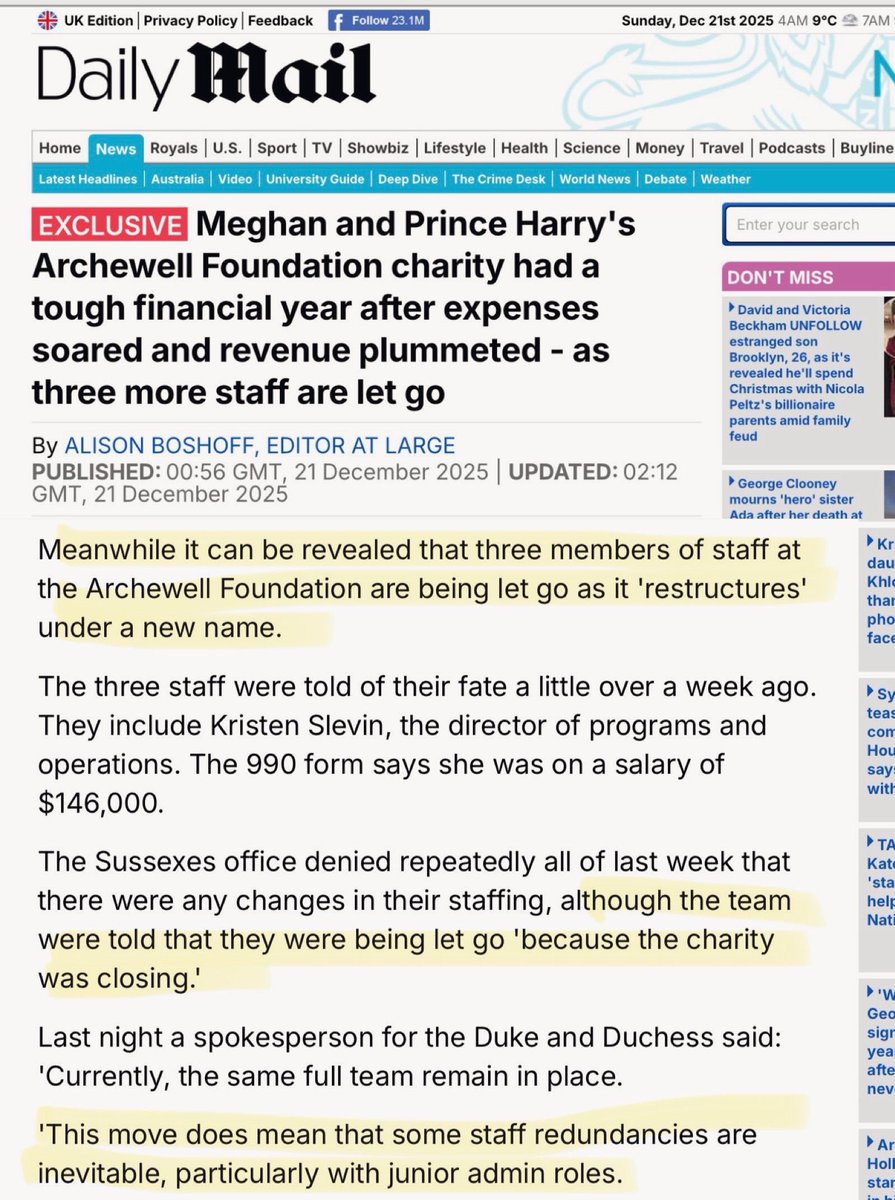 BiroNower's tweet photo. @PageSix #FarceWell #ShowupScamalot #GriftersRus #DuplicitiousDuo #SuckingWithTheSussExes https://t.co/5hPY9GOXRD