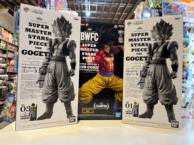 BWFC超サイヤ人4孫悟空とSMSPゴジータを買取させていただきました