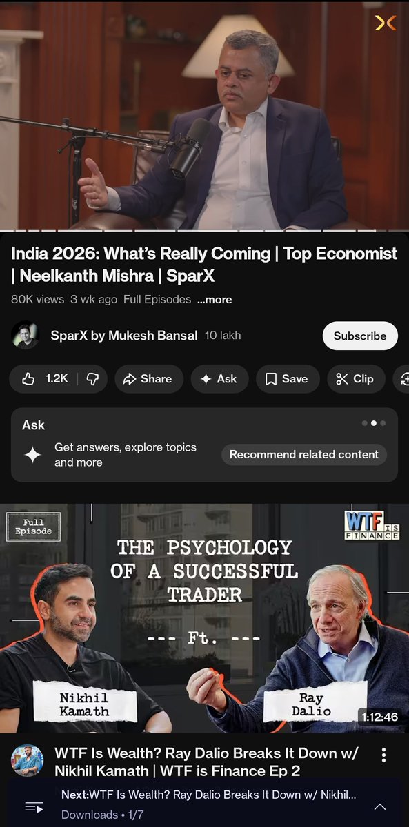 Chose 1 over the other. What a brilliant mind Neelkanth Sir is 💯