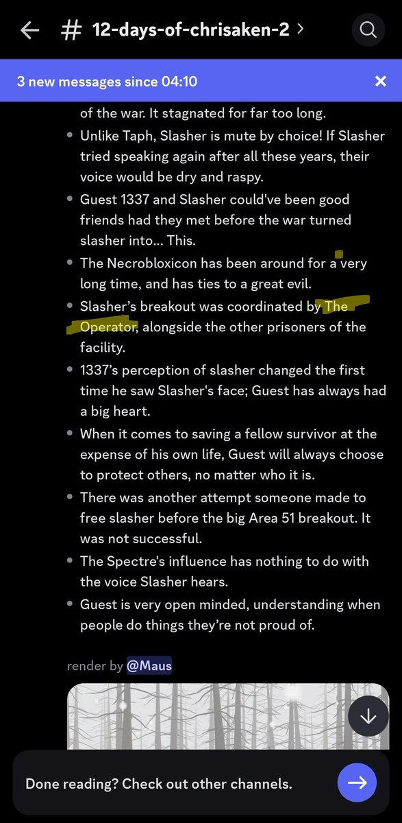 Perishune's tweet image. I'm crying "The Operator" is the name of one of my Roblox ocs from like 2023 😭😭😭😭😭😭😭