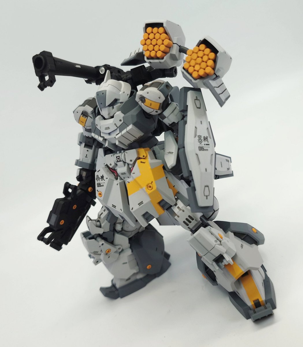 専用　ポチ狭間の戦い ミサイルポッドと背面の構築がとっても凄いです 全体もほぼ手のかかる