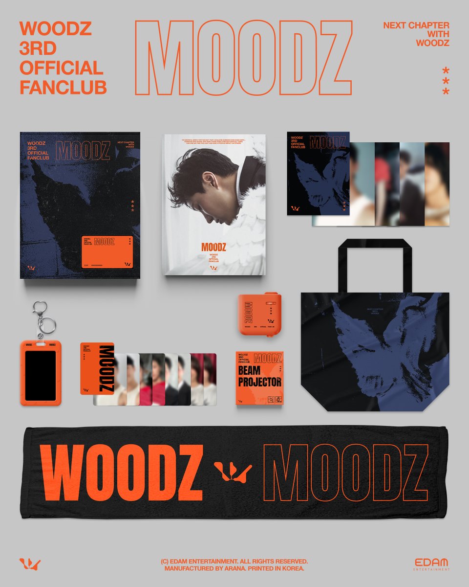 c_woodzofficial's tweet image. &amp;lt;MOODZ&amp;gt; 3rd OFFICIAL FANCLUB KIT Details

1. OUTBOX
2. FANCLUB CARD
3. PHOTOBOOK
4. POSTCARD SET
5. PHOTOCARD SET
6. SLOGAN TOWEL
7. MINI BEAM PROJECTOR
8. PHOTOCARD HOLDER
9. MINI BAG

🔗 berriz.in/ko/woodz/notic…
🔗 cafe.daum.net/chowoodz/8vu1/…

#WOODZ #우즈
#MOODZ #무즈