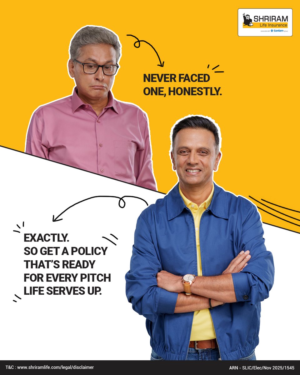 ShriramLifeIns's tweet image. Bouncers, googlies, surprises - life serves them all.
Flexi Shield ensures your cover is ready for it all!

#FlexiShield #ShriramLifeInsurance #SmartProtection #CricketLogic #zarooratjaisipolicyvaisi #insuranceforall