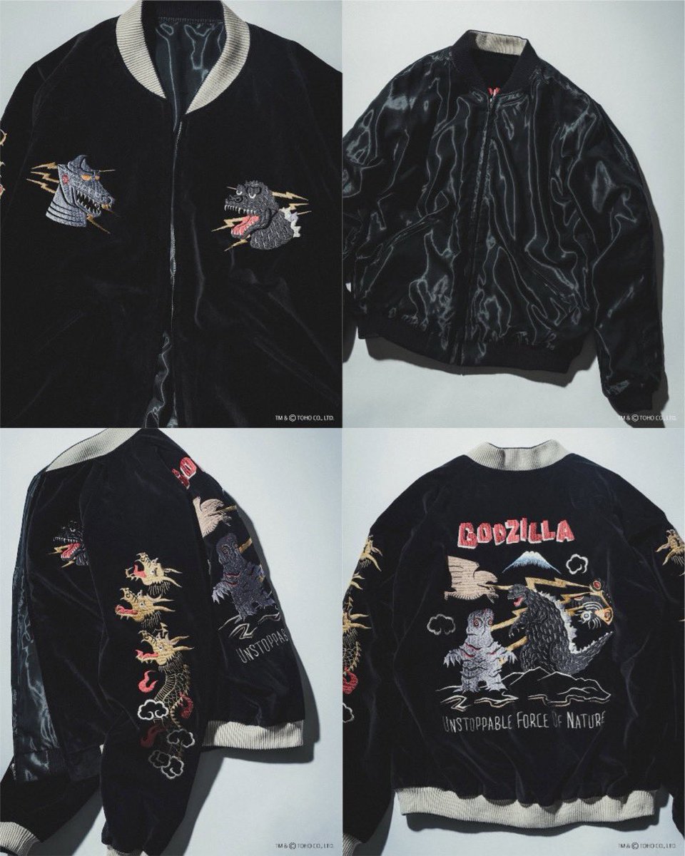 TAILOR TOYO x BEAMS JAPAN『GODZILLA』スカジャンが国内1月2日（金