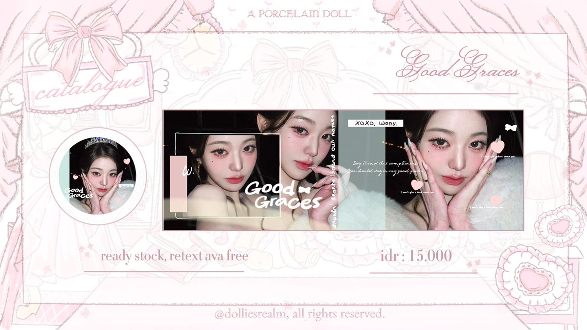 dolliesrealm's tweet image. Bantu repost ingyah #zonauang

Aku ada layout princess wonyoung / wony ready stock 💝