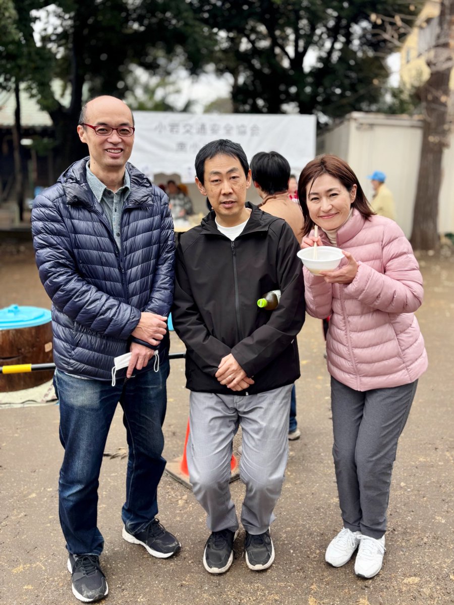 日曜日、今年も江戸川北東自治会さんのお餅つきにおじゃましました
