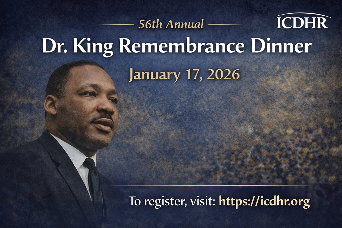 For those who support #socialjustice, #equity, #diversity, #inclusion -- Come to a special event-- the 56th Annual (and final) Dr. King Remembrance Dinner on Jan.17th, 6:00 pm (CST) in Palatine, Illinois.  Reserve tickets &amp; Learn More: icdhr.org.  Nothing like it!