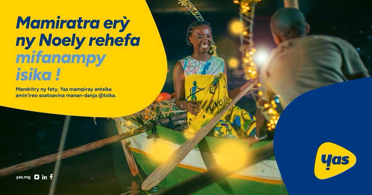 Parfois, un petit geste suffit à illuminer le monde…
Des élans de tendresse, de petites attentions qui viennent du cœur et qui illuminent Noël de mille feux !
Partageons la joie d’être avec ceux qu’on aime !
Pour Noël, Yas vous reconnecte 
avec les valeurs qui vous sont chères