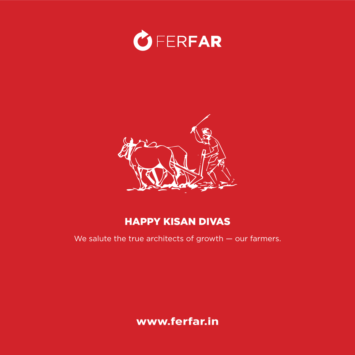 ferfardesign's tweet photo. Honoring the Hands That Feed the Nation | Kisan Divas

Their resilience, dedication, and innovation inspire us to keep building, creating, and growing with purpose.

We believe strong foundations create lasting impact —just like the work of our Kisan.

Respect. Gratitude. Growth. https://t.co/sln52bb5Im