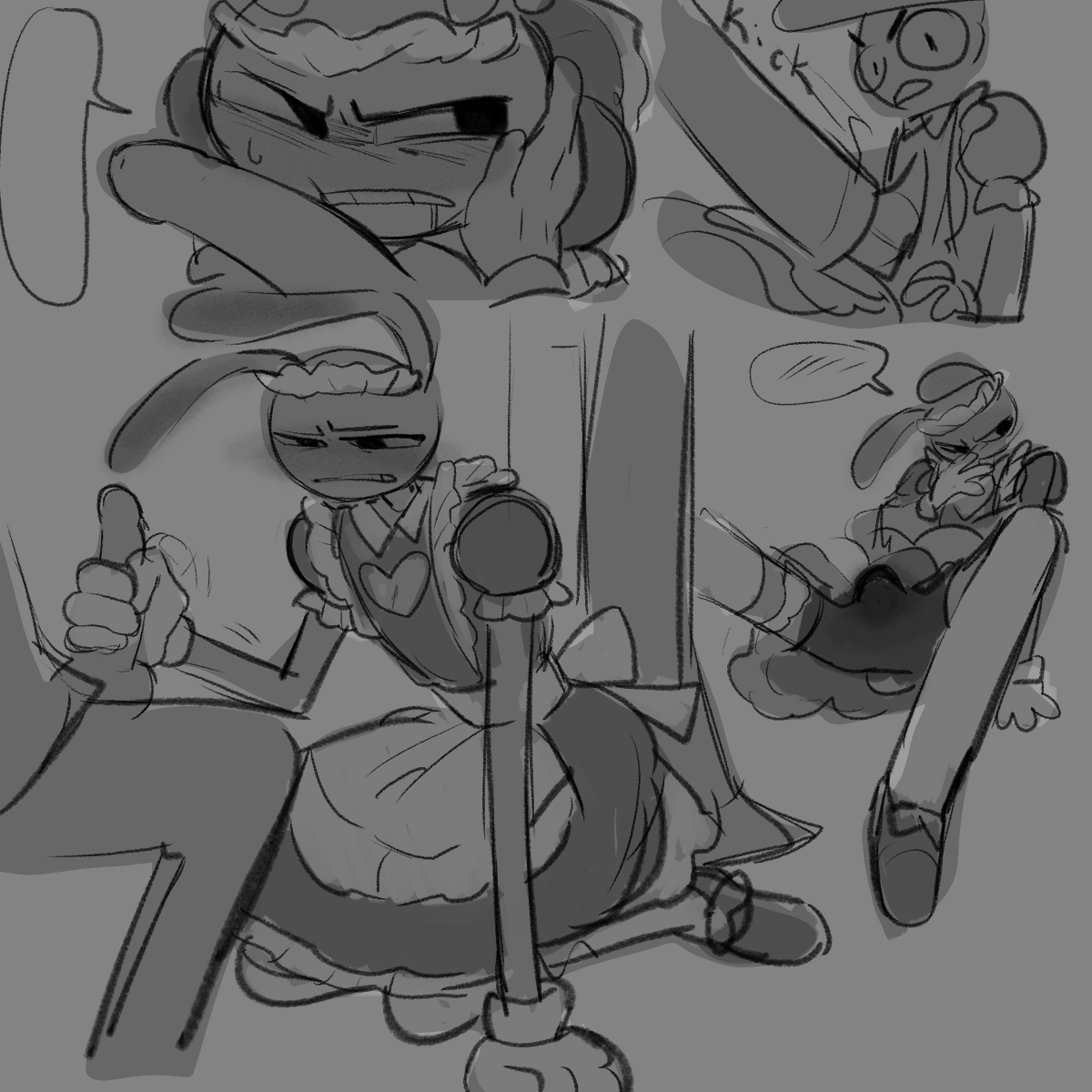 civ_dem's tweet photo. nsfw jax in a maid dress i made in like 2ish hours too 
too lazy to add more thought out text tbh 

just look at the pathetic man and leave me alone https://t.co/CWMdv0kuIt