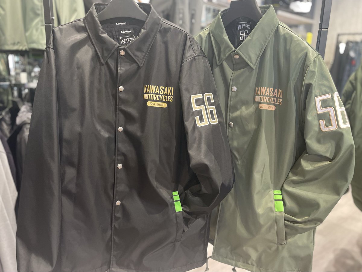 アパレル情報】 カワサキ×56design ライディングコーチジャケット
