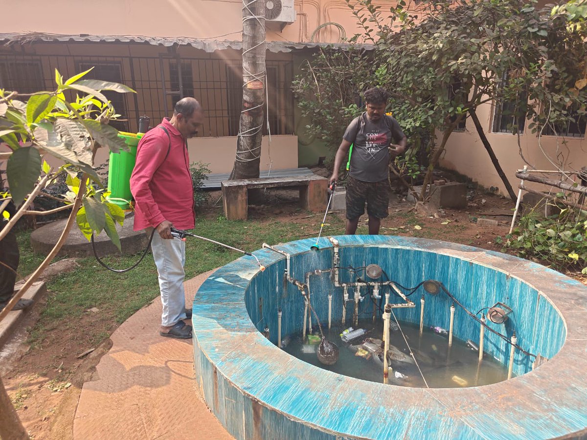 Entomological surveillance was conducted at Capital Hospital, Bhubaneswar to assess mosquito breeding, vector density, and potential risk of vector-borne diseases.
#capitalhospital #entomologicalsurveillance #umsu #urbansurveillanceunit #bmc