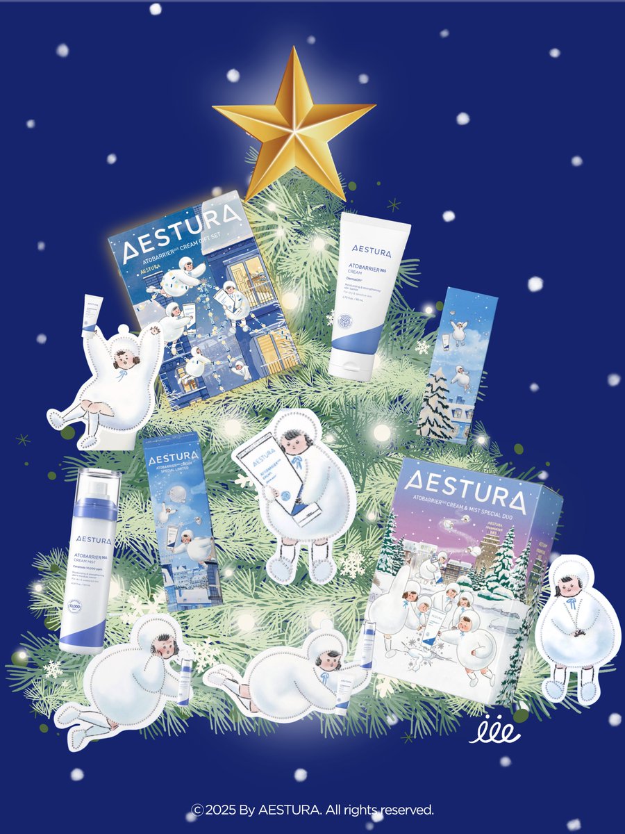 <이벤트>
미리메리크리스마스❤️💚
넘나 귀여운 에스트라 홀리데이 세트 갖고 온 엑지기산타🤶

게시물 RT + 에스트라 팔로우하면 이벤트 참여 완료!

- 당첨자 4명 랜덤 추첨
- 경품: 아토베리어365 크림 대용량 홀리데이 기획세트
- 당첨 발표: 12/30(화), 개별 DM