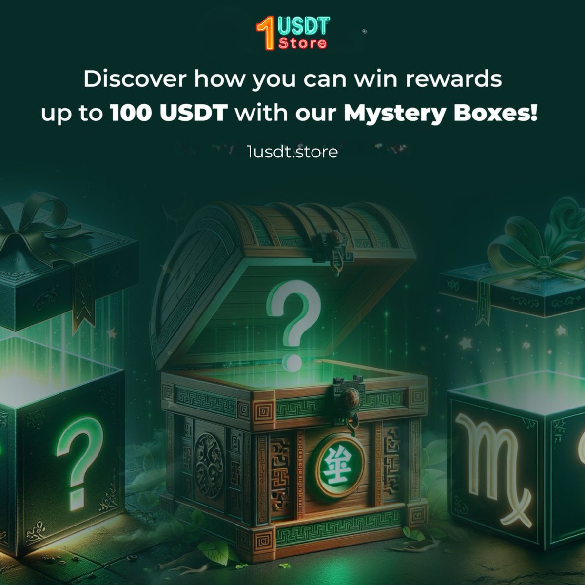 Shop1usdt_bot's tweet photo. DID YOU KNOW: With just 1 USDT, you can win UP TO 100 USDT Prizes with Mystery Boxes?
Only available on https://t.co/OV56SWayQB! Try your luck this #holidays &amp; #Christmas season, and let us know how much you have won below! https://t.co/2SBTkhJcjL