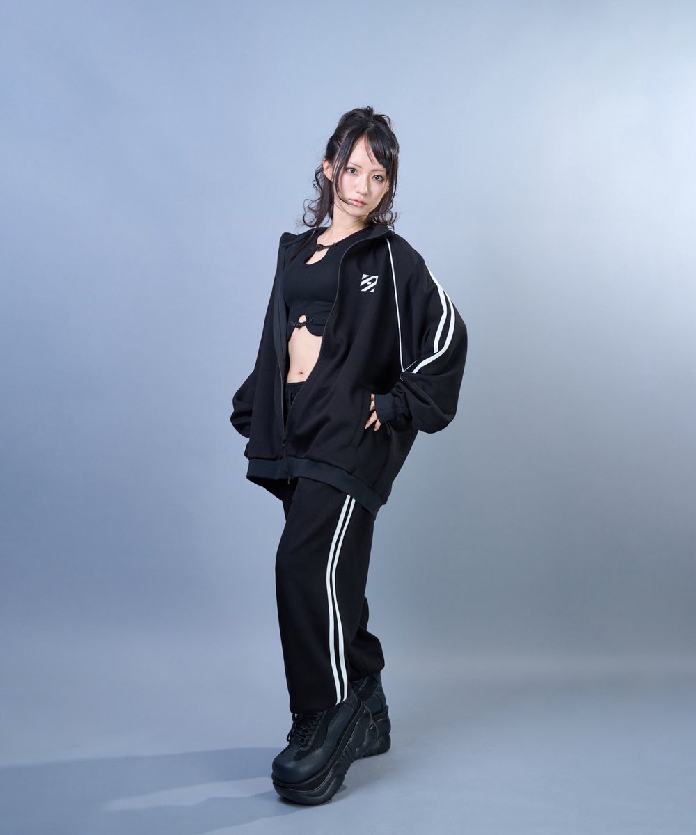 アノネジャージ 長袖 黒 上下セット 1月再入荷予定】アノネジャージセットアップのページ|アノネノネ