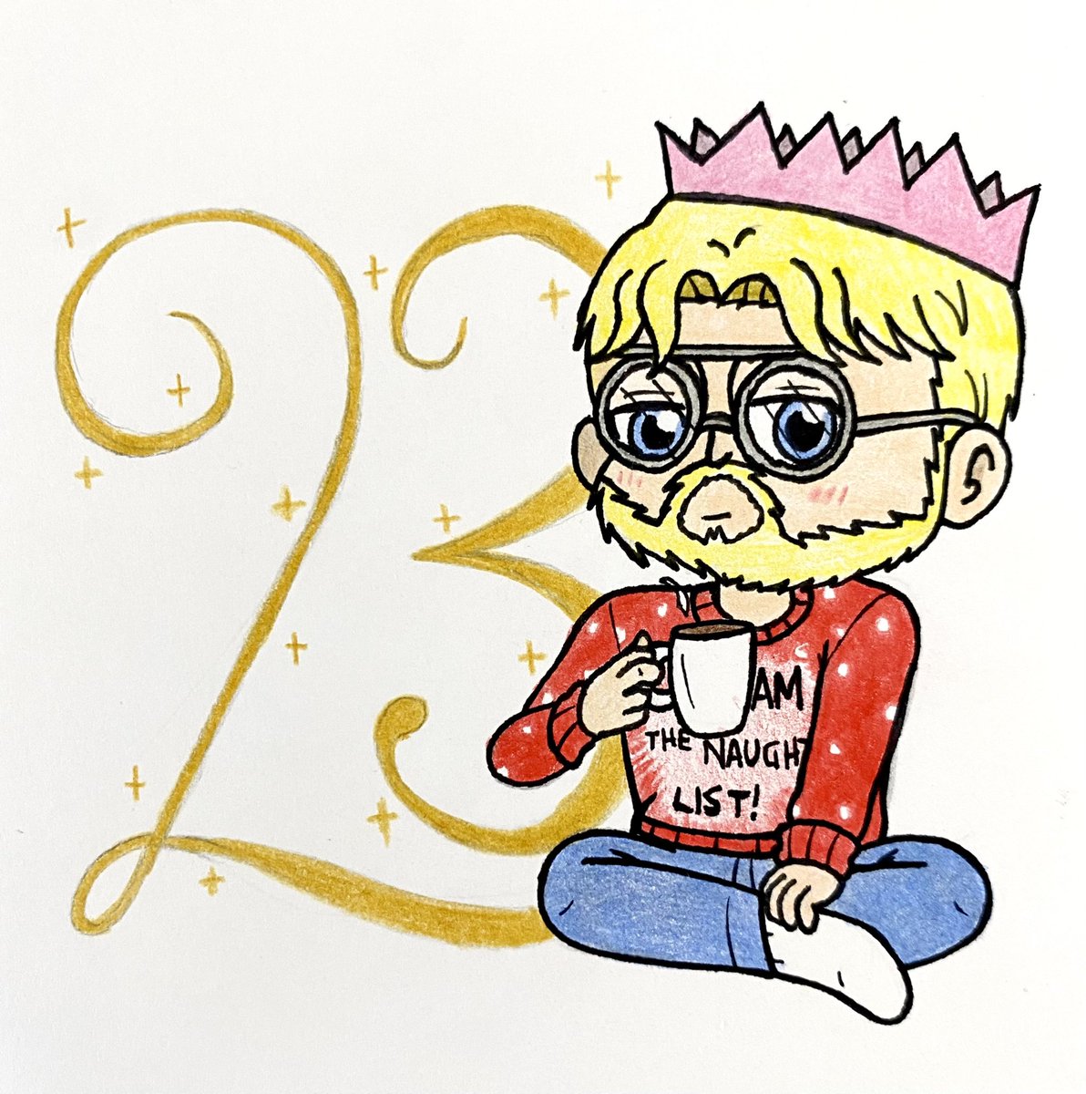 Natsuki208's tweet image. SNK Advent Calendar! - Zeke

His sweater says ‘I AM the naughty list!’ 😝
#attackontitanfanart #aotfanart #ZekeJaeger #aot #snk