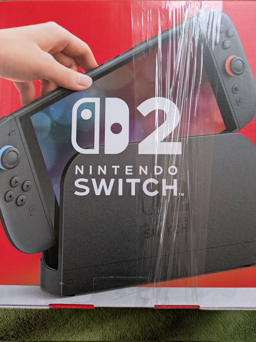おとといの夕方に我が兄上がNintendo Switch 2を買ってきてくれました