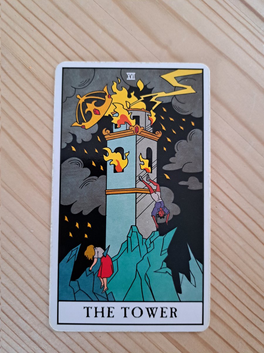 Laurajk32's tweet image. Today's card is The Tower 

When the walls come tumbling down, it gives us an opportunity to build something different. 

#tower  #tumble #build  #reset 

#tarot #tarotmessage #LauraJK32