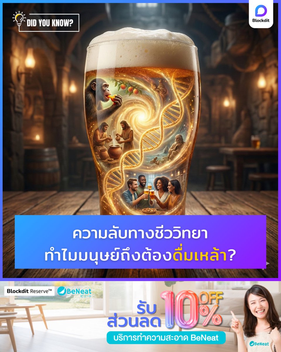 BlockditApp's tweet image. ทำไมมนุษย์ถึงต้องดื่มเหล้า? ไขความลับทางชีววิทยา

อ่านต่อบน Blockdit  👉blockdit.com/posts/694a3098…

#blockdit #คอนเทนต์ #ความรู้ #ข่าว #แอพดีบอกต่อ