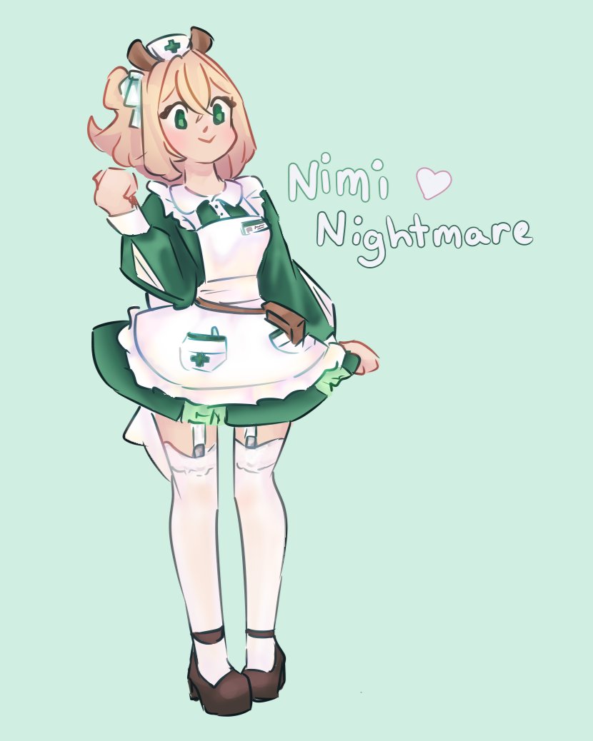 fakefrogg's tweet photo. Finished the Nimi drawing I was working on during stream!! Love love love Nimi💚💭
#nimagery https://t.co/B4QY93SVoU