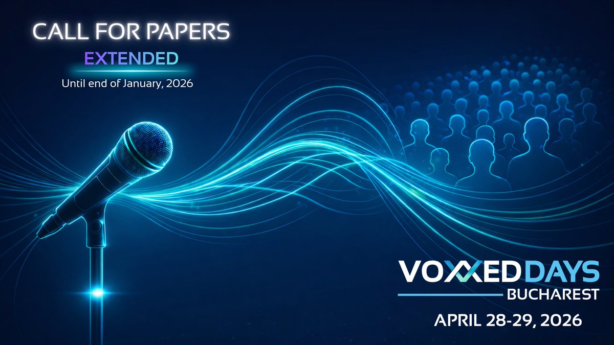 Voxxed Days Bucharest (April 28-29, 2026) tweet media