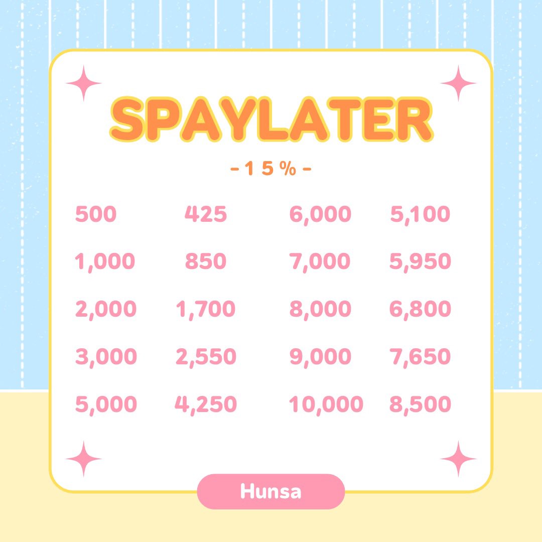 Hansa 🎀 รับแลก Spay later 🧡 tweet media
