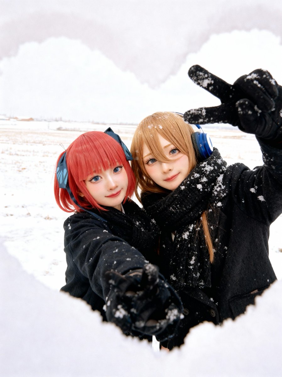 kirakiradashi_'s tweet photo. 🦋二乃 × 三玖 🍵

#五等分の花嫁コスプレ https://t.co/b1IsYJJCNY