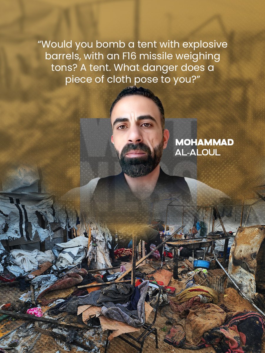 WitnessEye_Ch's tweet image. TENTS in Gaza:
Fragile shelters standing in for stolen homes, where displacement becomes permanent and survival unfolds under canvas.