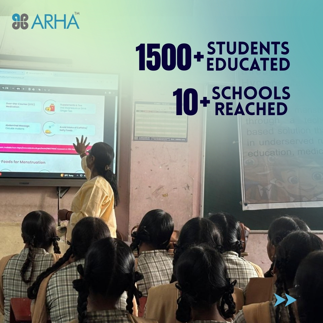 AlphaMD7's tweet image. Reaching 10+ schools and 1500+ students by breaking menstrual health taboos through open, inclusive learning. 🌸

ARHA supports this effort as the digital enabler, helping scale awareness where it’s needed most. 💙

🔗alphamd.com/arha/