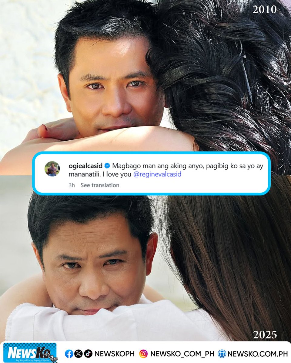 SWEET NA SWEET si Ogie Alcasid sa throwback photo nila ni Regine Velasquez-Alcasid sa IG.

"Magbago man ang aking anyo, pagibig ko sa yo ay mananatili. I love you <a href="/reginevalcasid/">regine alcasid</a>," sey ni Kuya Ogs sa post.

📸 : <a href="/ogiealcasid/">ogie alcasid</a> / IG

Sundan: newsko.com.ph