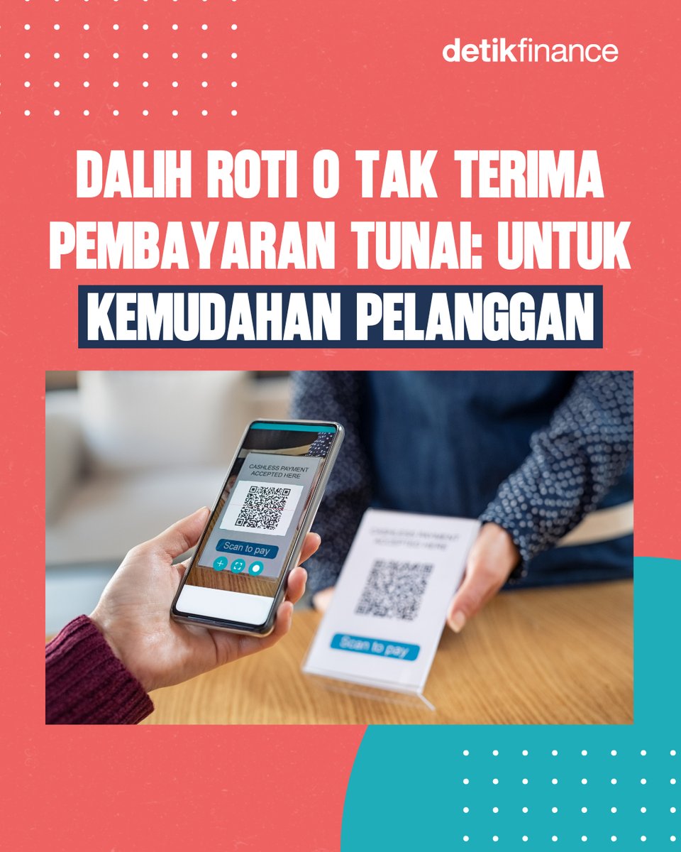 detikfinance's tweet photo. Manajemen Roti O buka suara usai viral pegawainya menolak pembayaran tunai dari seorang nenek. Roti O menjelaskan sistem cashless diterapkan untuk kemudahan transaksi serta pemberian promo dan diskon melalui aplikasi.
#Viral #RotiO #detikfinance https://t.co/R63YI5L2fK