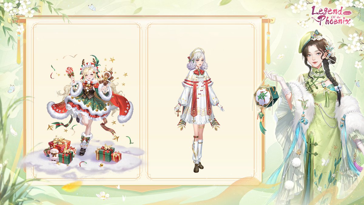 LOTPGAME's tweet photo. 【Limited-Time Event】Winter Cocoa Dreams

As the warm pavilion doors gently open,
the fragrance of fruit and tea fills the air 🌿
Shu Xian, Qiqige, and Shi Lian are already waiting inside,
their smiles glowing like the winter sun ✨

Outside the window, the first snow softly falls.
Ladies, are you ready to make a winter wish with them? ☕🍰

⏳ Event Duration
December 22 – December 31

🎮 Event Gameplay
Winter Cocoa Dreams includes six activities:
Dessert Showcase, Cocoa Bistro, Merry Spin, Snowfall Wishes, Snowy Night Parfait, and Secrets in the Snow ❄️✨

🍰 Dessert Showcase
4 Normal Showcase stages unlock daily (total 16).
Match 3 identical desserts to clear the stage and earn first-clear rewards.
Nightmare Showcase is fully unlocked from Day 1, no extra rewards.

🍽️ Cocoa Bistro
1 free attempt daily; additional attempts via Ingots.
Complete orders to earn Event Points and Ranking Points.

🍫 Merry Spin
Spend Chocolate Coins to spin.
Each spin grants materials and Ranking Points.
Materials can be used in Choco Factory to craft sweets for rewards.
Use combinations of sweets to redeem Tasting Rewards.

⚠️ Chocolate Coins and Event Points will be cleared after the event.

🌙 Snowfall Wishes
Includes Snowy Night Stamps and Snowy Night Message.
Snowy Night Stamps: Sign in daily for rewards; upgrade to Classic/Gold Ticket for extra rewards.
Snowy Night Message: Send 3 blessings daily; first message grants a Christmas Gift (once).

🍧 Snowy Night Parfait
Use Parfait Redemption Token to make parfaits (Event Points + Ranking Points).
Special Parfait: Spend Event Points to redeem Exclusive Partner Outfit.

❄️ Secrets in the Snow
3 free attempts daily. Tap snow tiles; find bells, hints, or empty spaces 🔔
Collect 7 bells to claim rewards based on steps used 💫

🎁 Event Rewards
Shu Xian·United Hearts Outfit·Frosted Candy Tones
Collection Outfit·Star that Never Falls
Collection Outfit·A Sweet Chocolate Dream
Partner Outfit·Qiqige·Blade of Revelation
Limited Outfit·Christmas Choir
Foster Child Outfit·Little Bear Jenny
Limited-time Pet·Ping An
Limited Card·Snowy Sweet Journey 
Limited Scene·Snowy Night Warmth (Imperial Palace / Scenery) 
Limited Land Decor·Frosted Candy Kingdom 
Mansion Furniture·Sweet Warmth
Collection Avatar Frame / Chat Box
Limited Title / Avatar Frame / Chat Box

✨ Returning rewards are also available for exchange!

This is the main content of Sweet Cocoa Dreams ✨
The first snow has fallen, warmth and joy gather together.
Remember to log in tomorrow and join Shu Xian, Qiqige, and Shi Lian to start Sweet Cocoa Dreams 💫