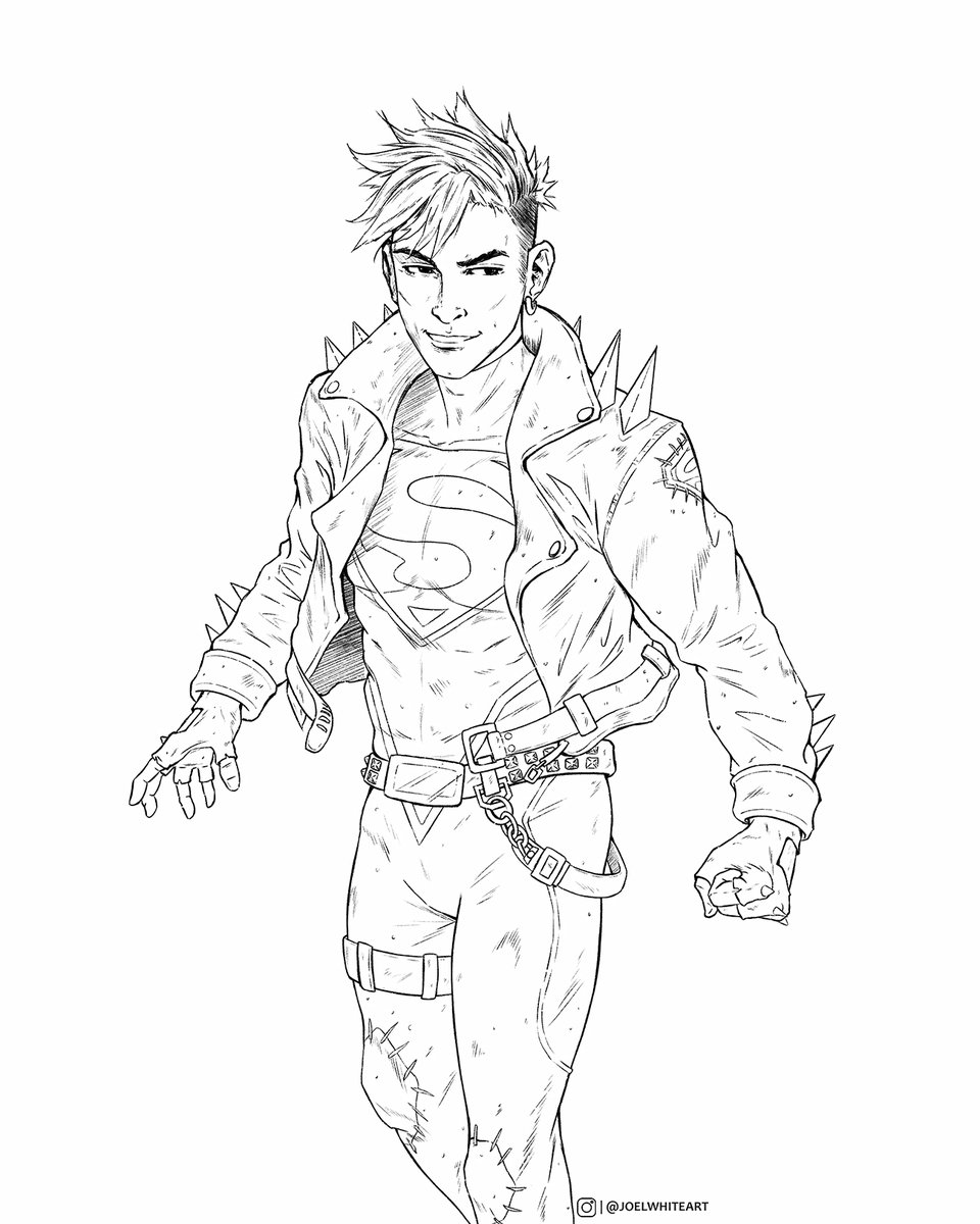 Some Superboy lineart
#DCFanArt #Superboy