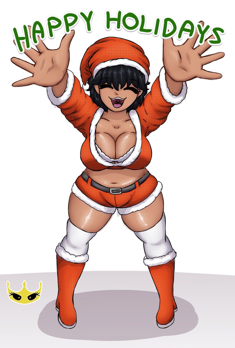 I WISH YOU ALL HAPPY HOLIDAYS!!!
#artmoots #ocart 
It´s not xmas yet, but nvm ;p