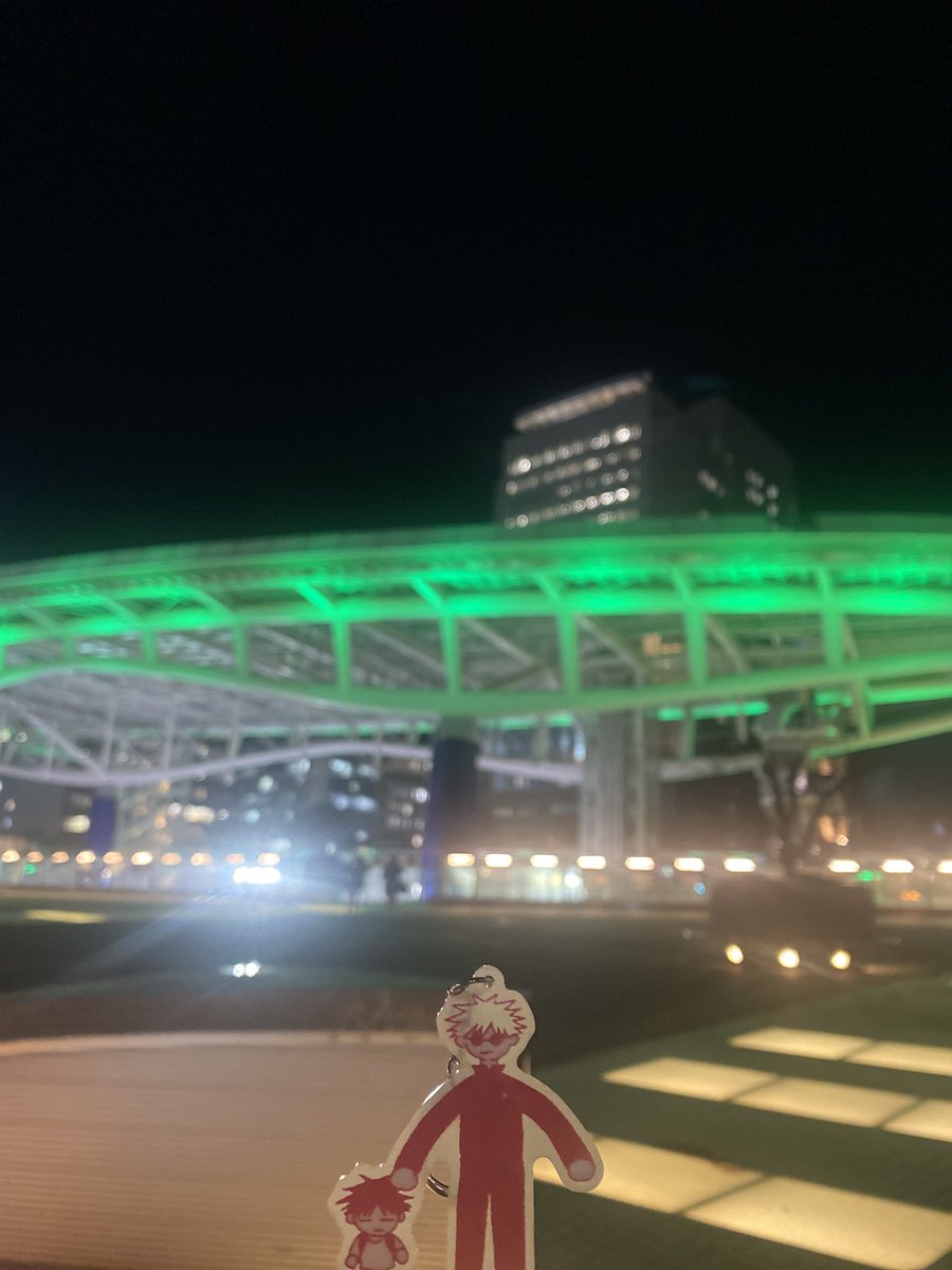 仕事を抜け出して恵のライトアップだけ見てきました　おめでとう！ありがとうございます！