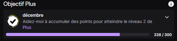 Dernière ligne droite pour le mois de décembre pour le super partenaire #Twitch