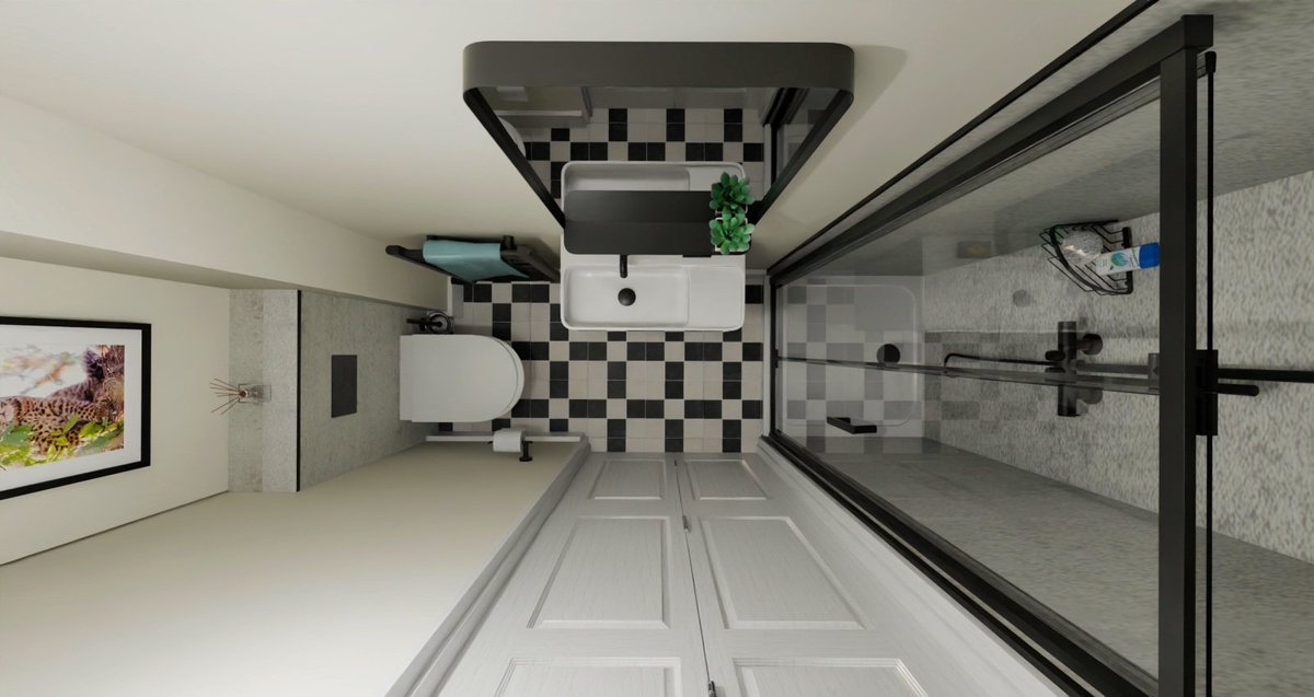 Ensuite design for our customer in Clophill 😍 #renovation #interiordesign #clophill #bedfordshire