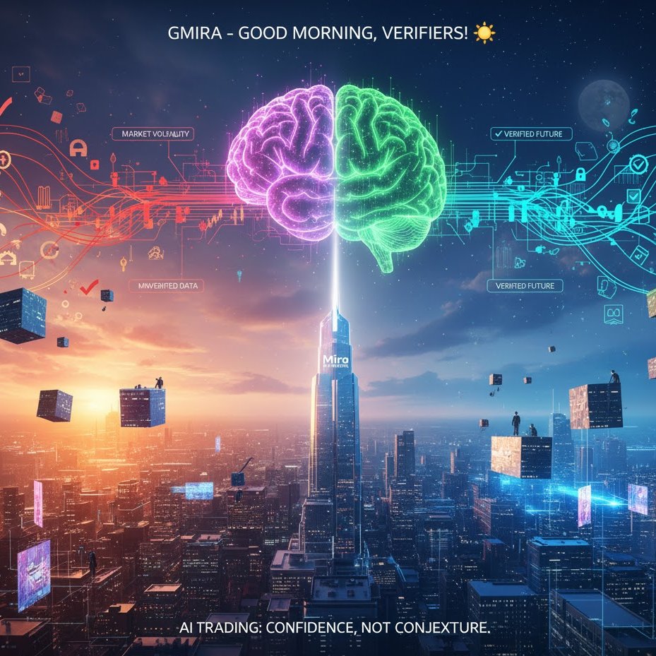 mahnazezzatd's tweet image. GMIRA - Good Morning, Verifiers! ☀️

The markets are waking up, and so is the need for clarity. In a volatile landscape, where every data point matters, @miranetwork   provides the verifiable truth you can build on.

As AI agents increasingly influence financial decisions, our…