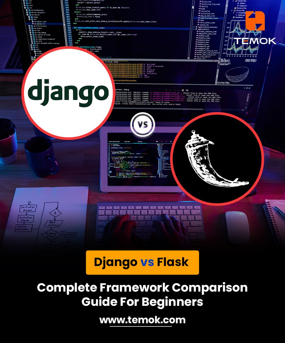 temokvoice's tweet image. A complete Django vs Flask guide breaking down features, structure, security, and scalability to help beginners select the right Python framework.
bit.ly/Flask-vs-Django

#DjangovsFlask #PythonWebFrameworks #WebAppDevelopment #PythonProgramming #CodeComparison