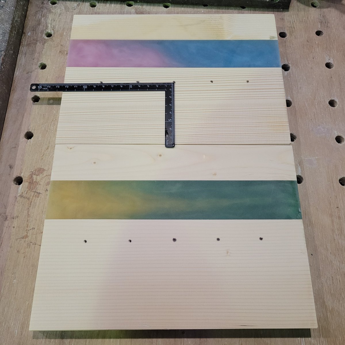 80で成形して240で研磨開始 等間隔にポイント置いていく