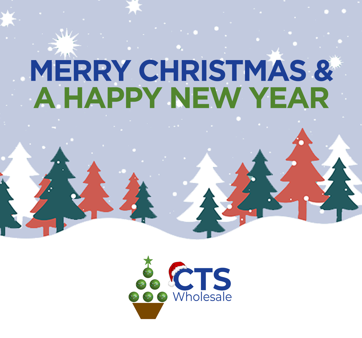 Merry Christmas &amp; a Happy New Year from the CTS Wholesale Team! 🎉🎄

As the year comes to a close, we want to take a moment to thank all our amazing customers and partners for your continued support.

We’re looking forward to continuing our work together in the New Year.