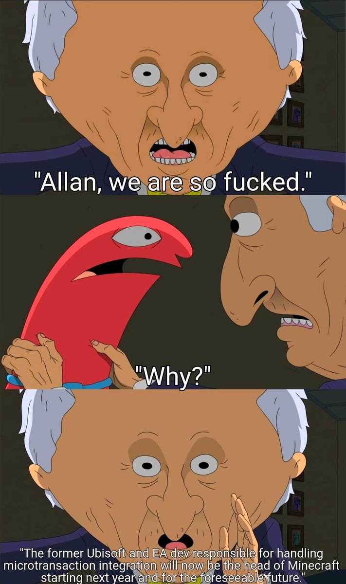 MinecraftMeme16's tweet image. Its over, isn't it...