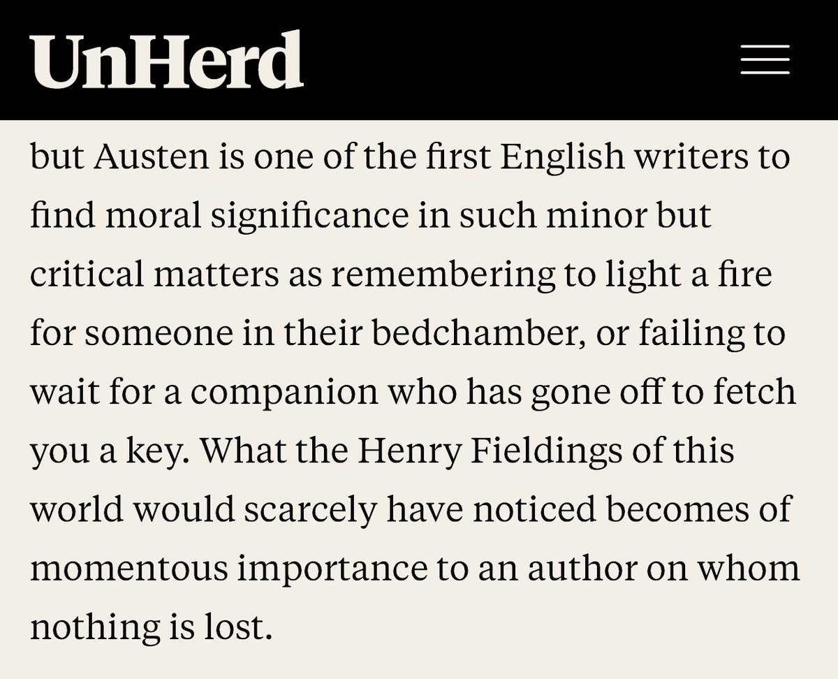 DusenburyDavid's tweet photo. The new Eagleton piece on Jane Austen is so good — @unherd https://t.co/1B1TPJBL9L