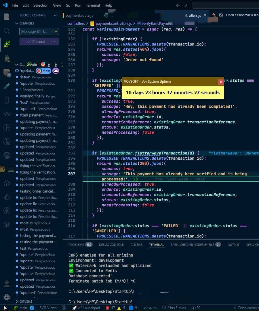 codewithpdev's tweet image. And Today makes it 11 days straight that my PC has been running non-stop ⚡
By January 1st, 2026… i'm hoping it finally gets to rest 😌🛌
Building @globalhubpost

#hubpostlaunch2025 #insidehubpost #HubPostCommunity #markzuckerbergofnigeria #buildinpublic #pdev #GOLD #bcdtrading