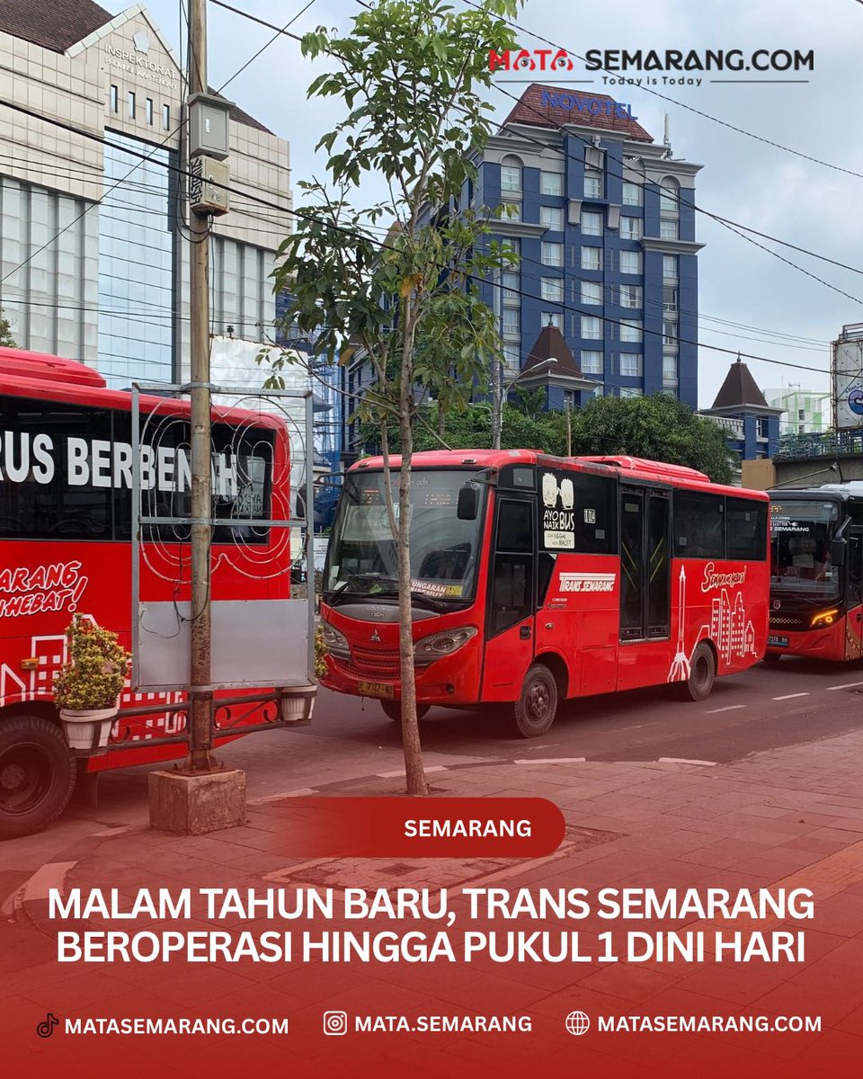 Malam Tahun Baru, Trans Semarang Beroperasi hingga Pukul 1 Dini Hari matasemarang.com/malam-tahun-ba…